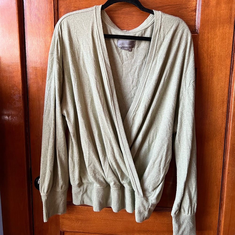 Green Cross Body Soft Anthropologie Top